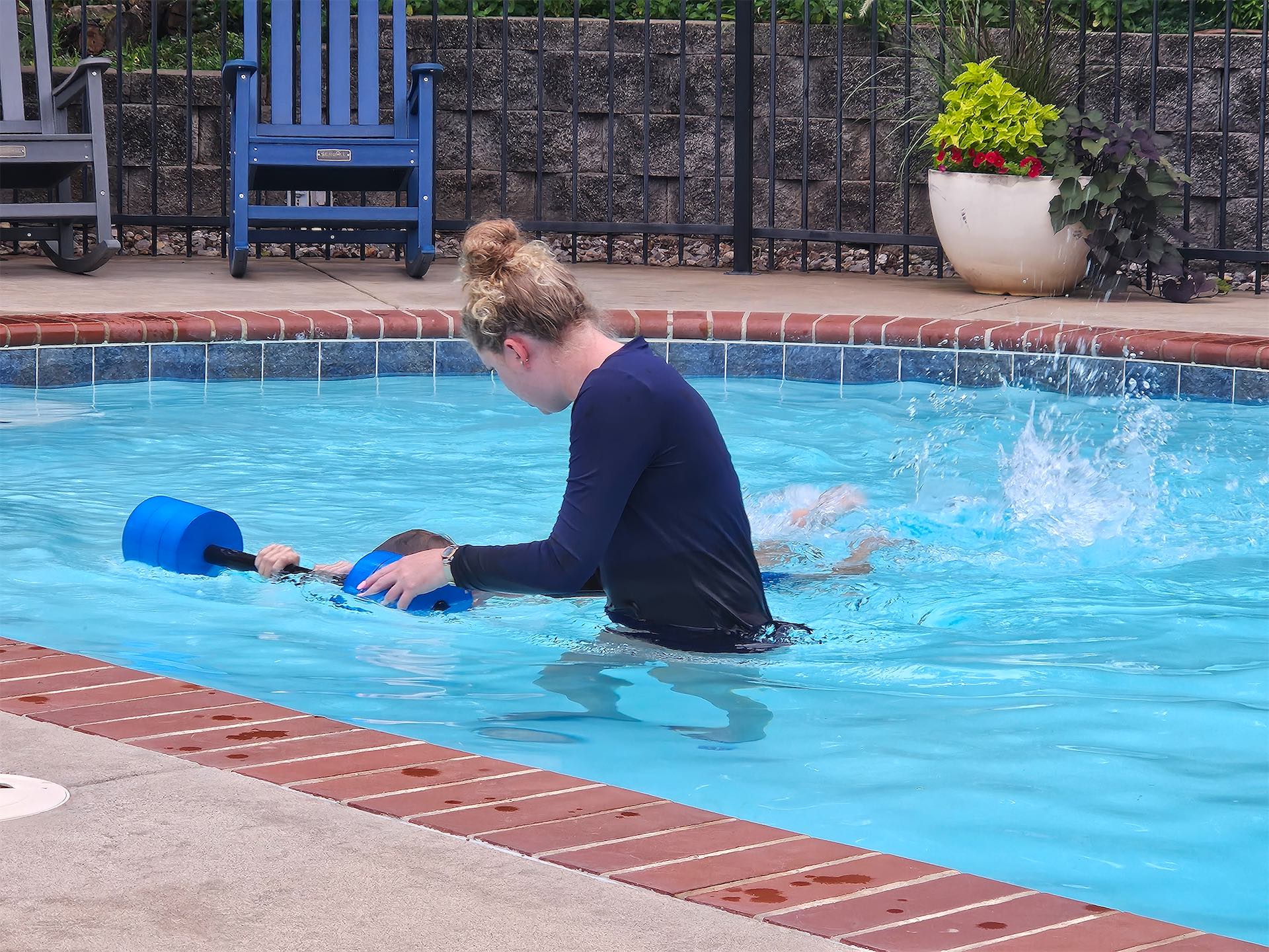 Like a Fish private lesson at the Hampton Inn pool in south OKC